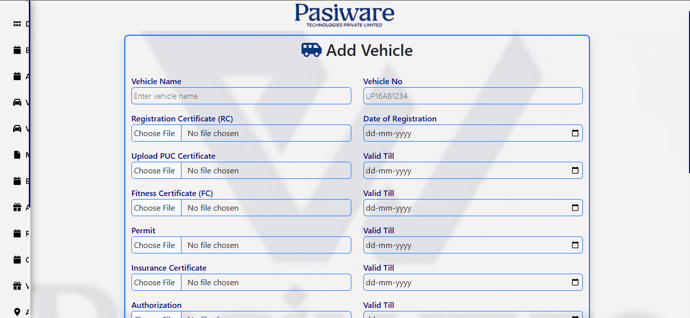 Add Vehicles