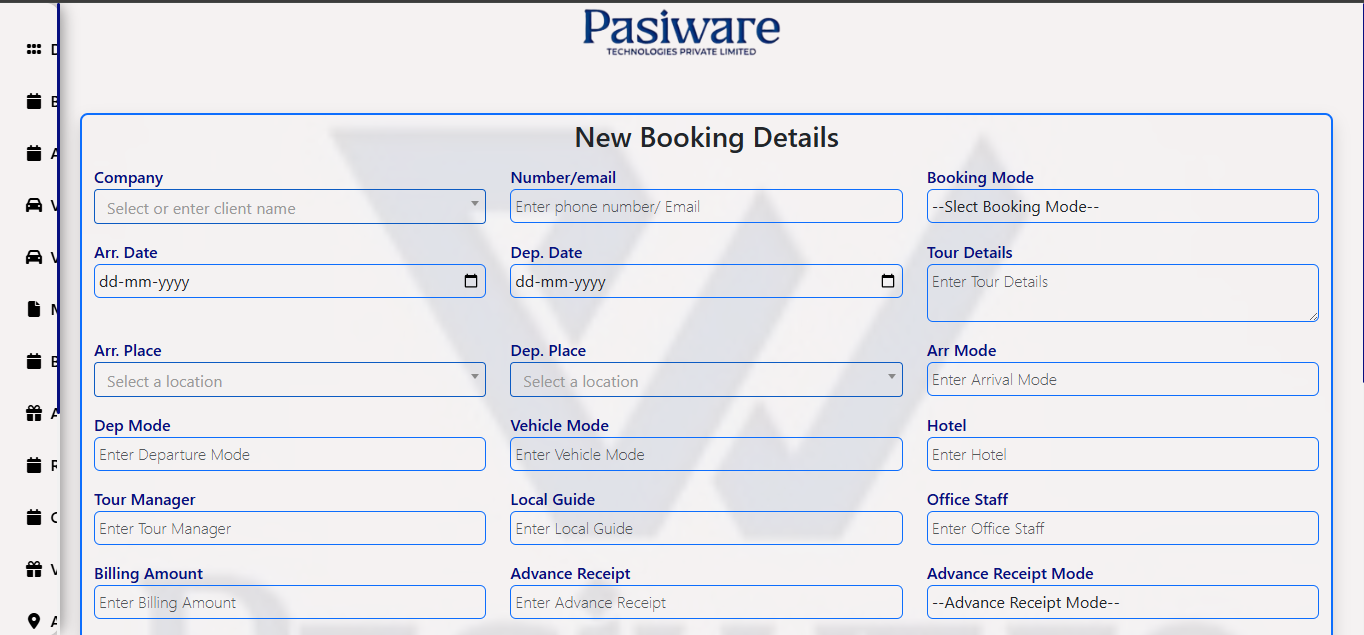 Booking